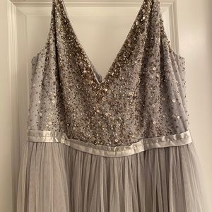BHLDN Avery dress in Fog